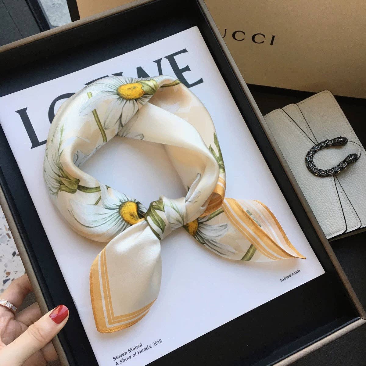 Marayn - Wholesale Scarf - Women's - Korean Silk Scarf Chic Style Elegant Gift9