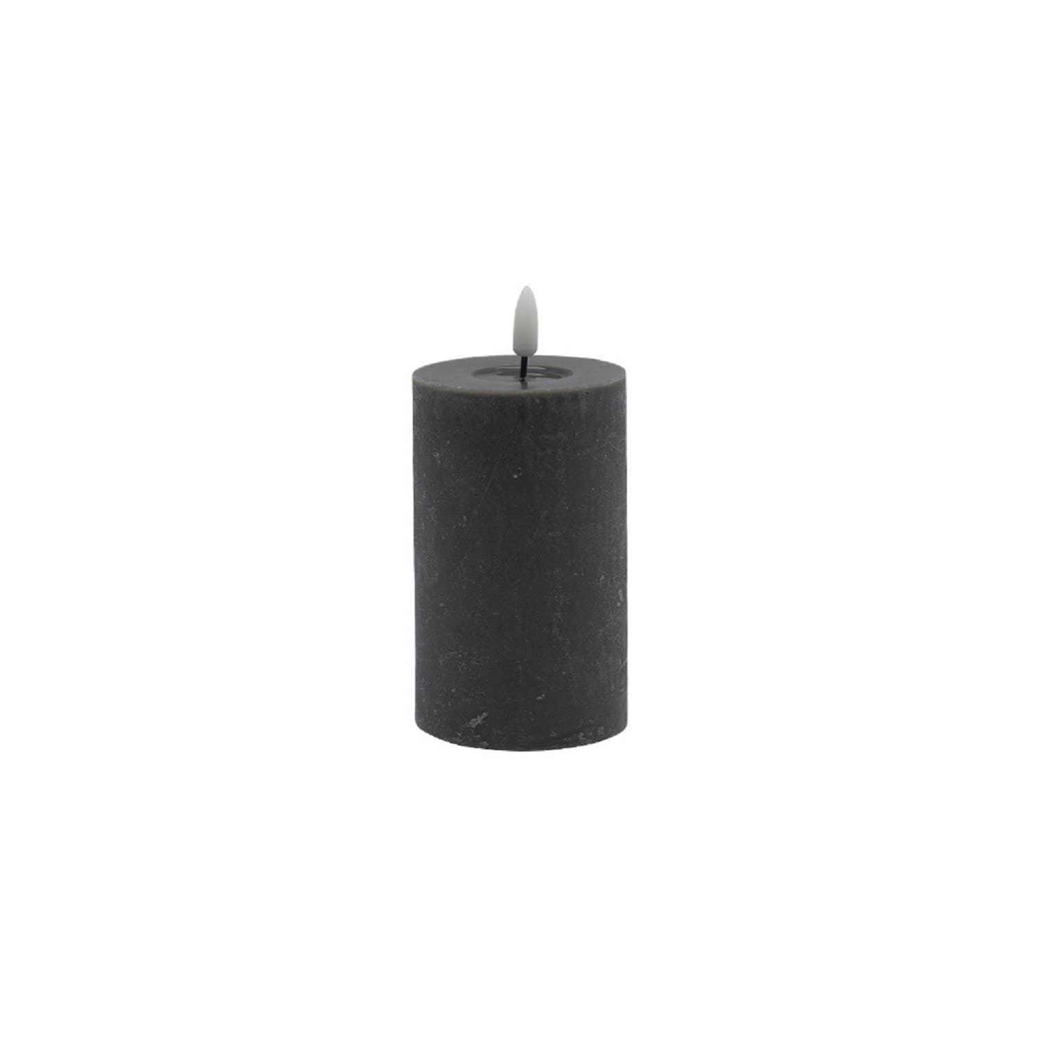 Small  Gray Flameless Pillar Candle for wholesale on Faire2