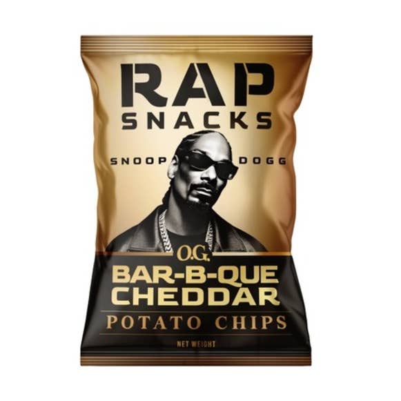 Chips de pommes de terre au cheddar Bar-B-Que Snoop Dogg OG (70g) pour la vente par Rap Snacks