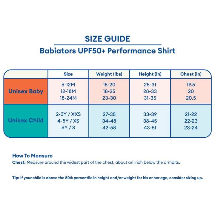 Babiators - Wholesale Rashguard - Kids - UPF 50+ Performance Shirt | Blue Breeze10