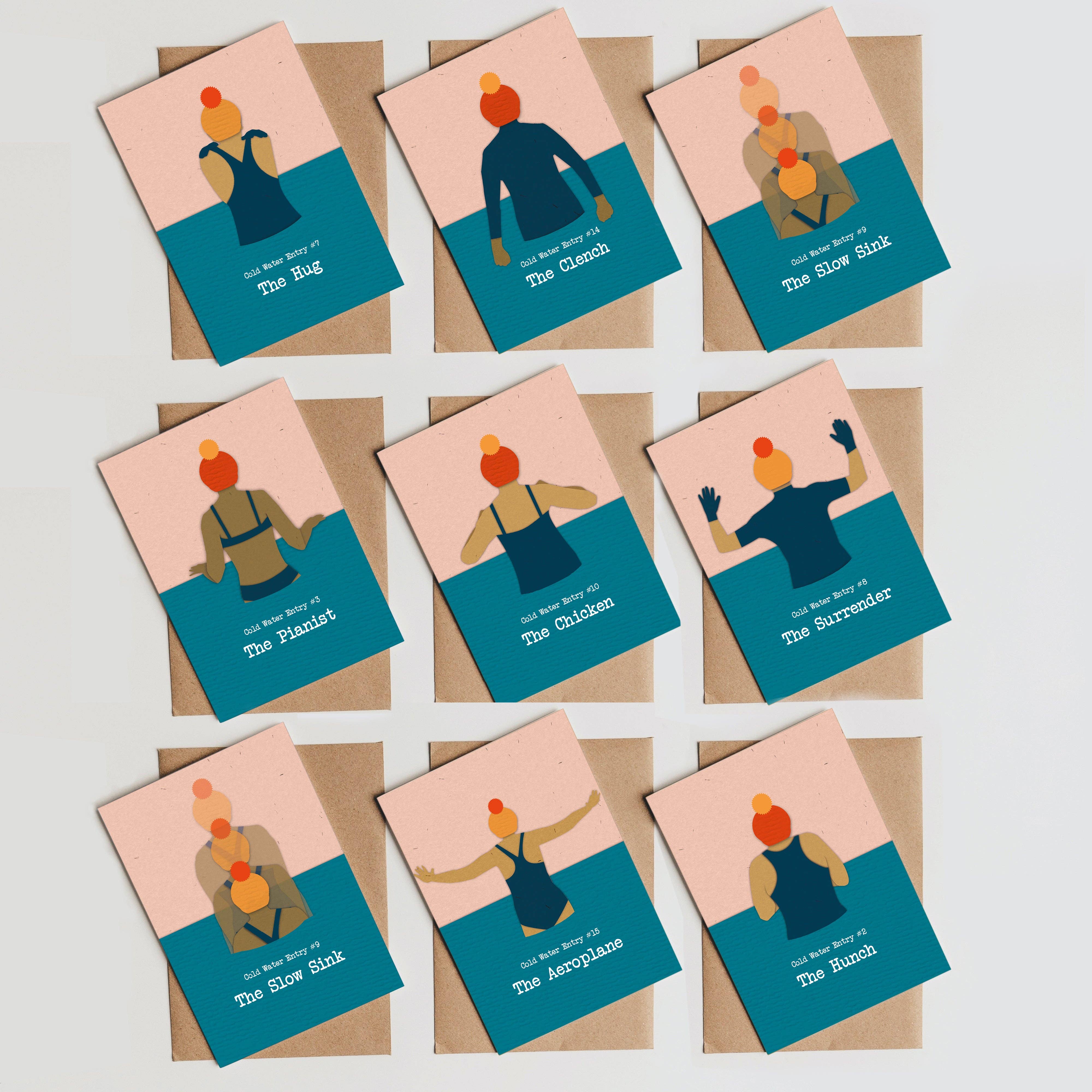 Designed by Islay - Wholesale Everyday Greeting Card - Wild Swimmer - #7 The Hug1