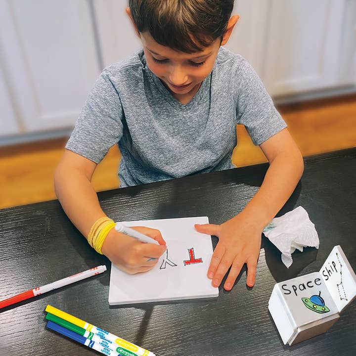 CreateOn - Vente Jeu construction – enfant - Ensemble de 24 carreaux magnétiques Crayola Doodle Tiles5