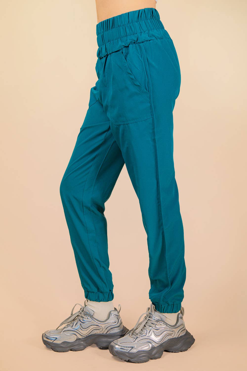 VERY J - Wholesale Athletic Sweatpants/Joggers - Women's - NP70063-Elasticized waist jogger pants32