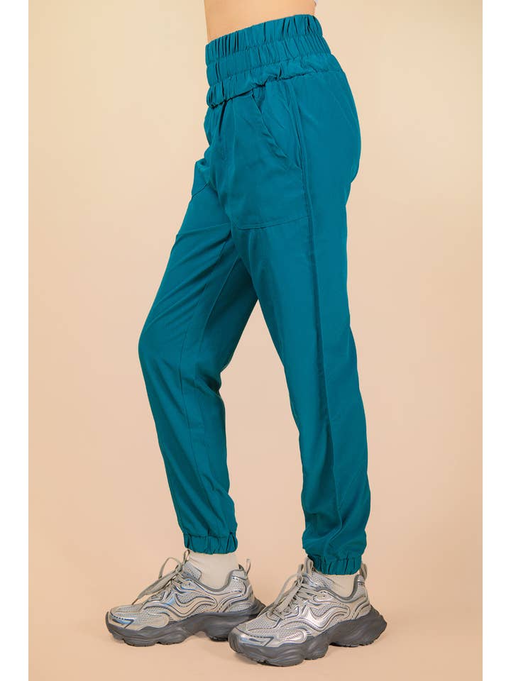 VERY J - Wholesale Athletic Sweatpants/Joggers - Women's - NP70063-Elasticized waist jogger pants32