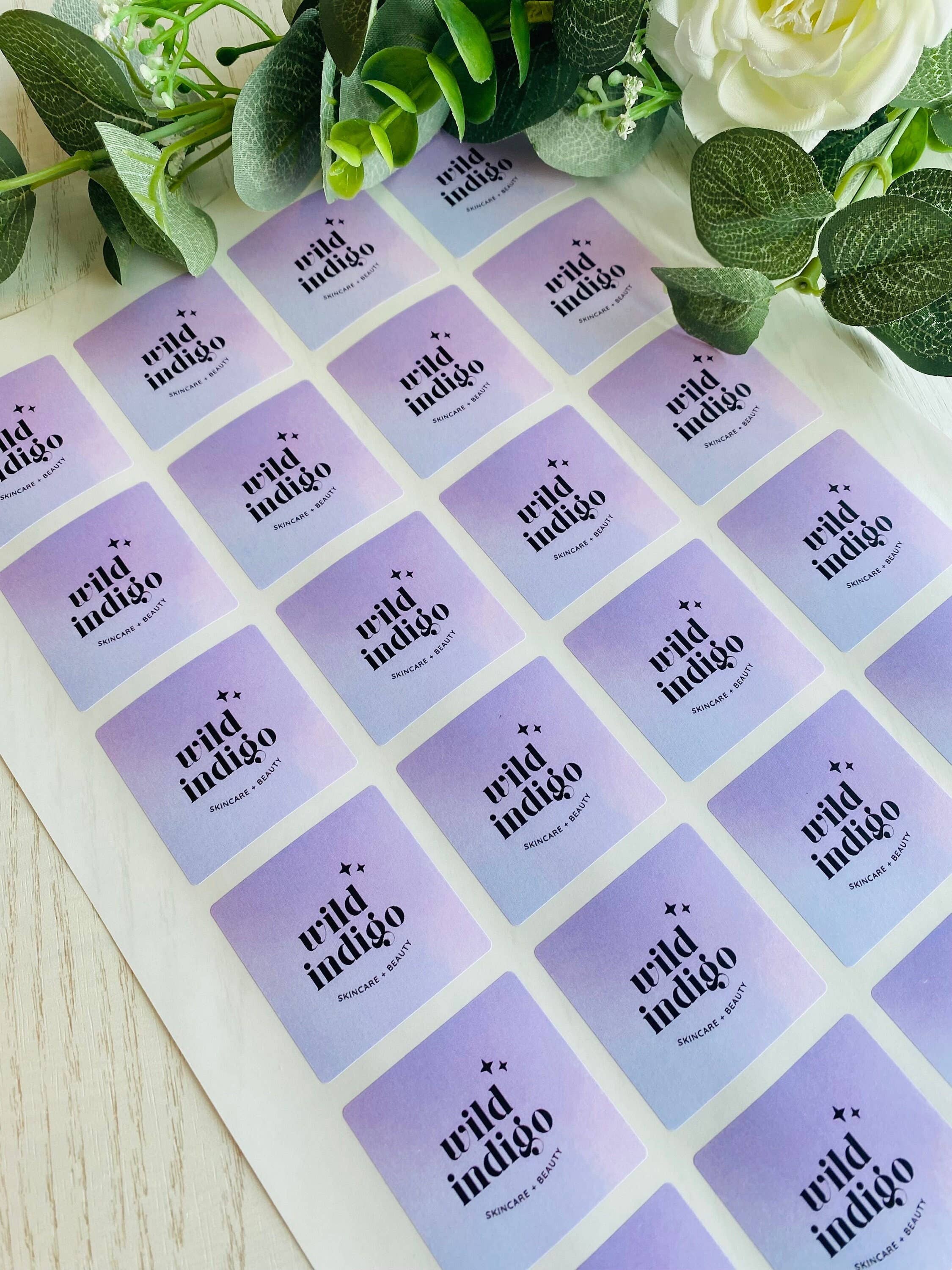 SR Creative Studio – Adesivo por atacado – Autocolantes Personalizados com Logotipo, Mate, Folhas A46