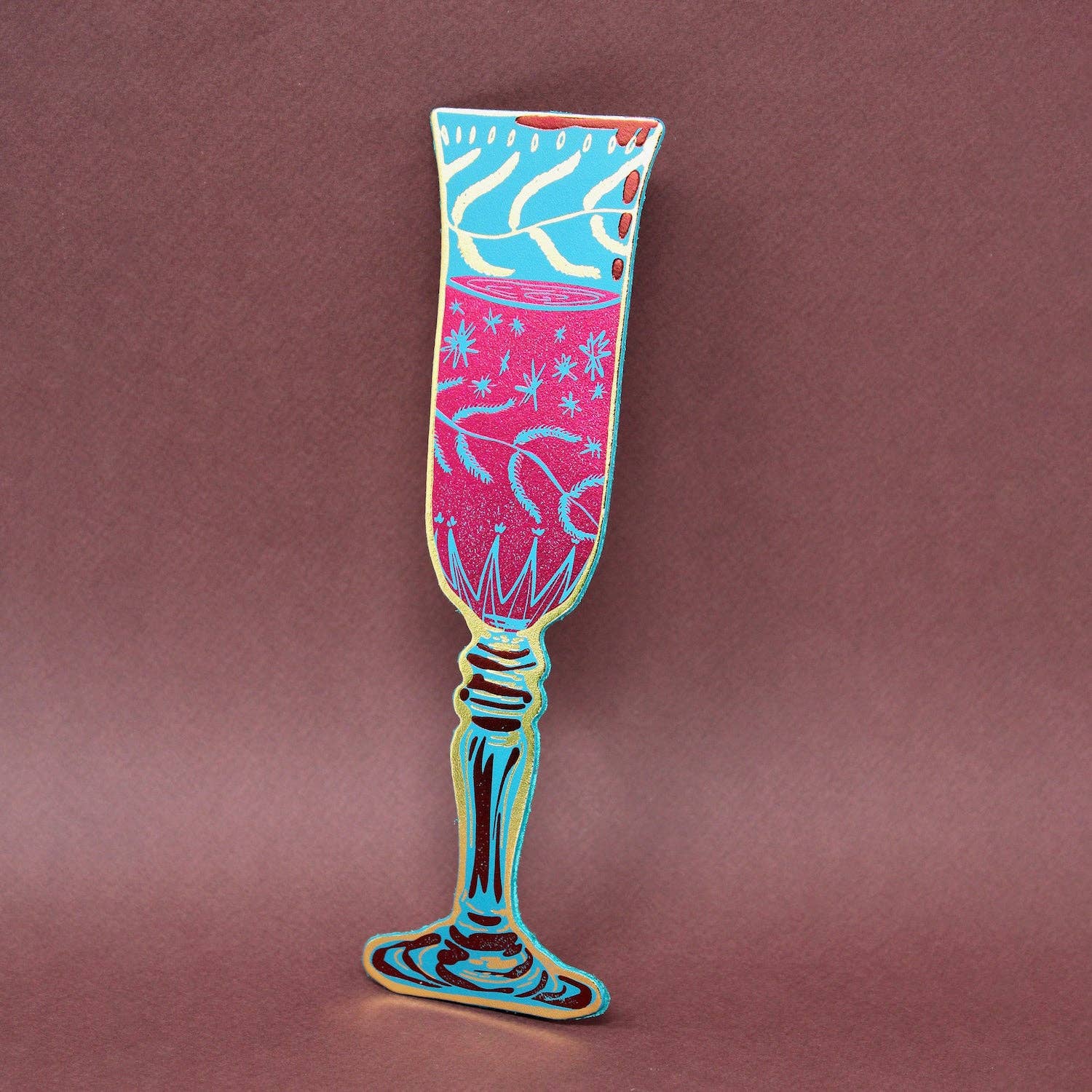 Ark Colour Design - Wholesale Bookmark - Wine Glass Bookmark2