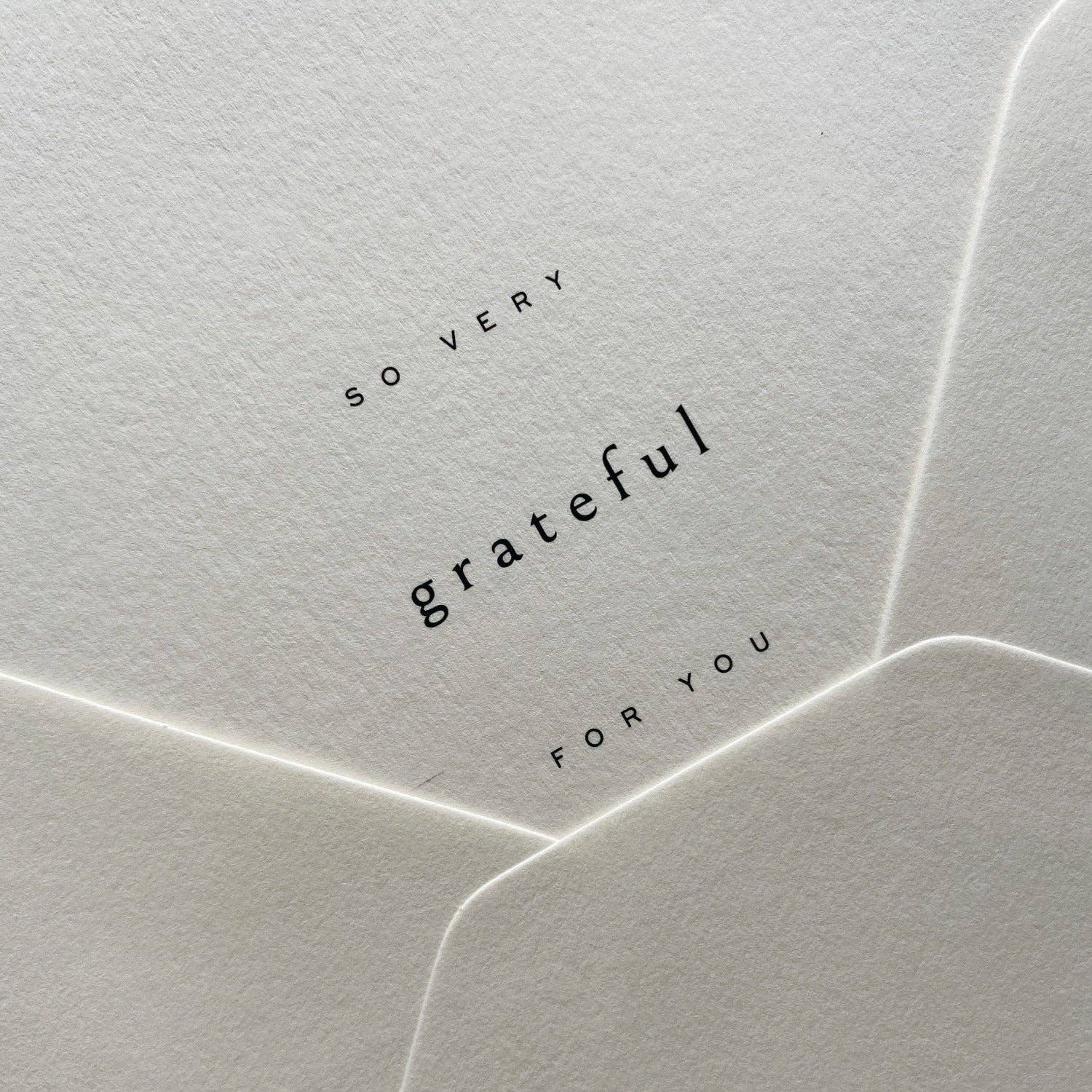 Jaymes Paper - Wholesale Thank You Card - Thank You No. 056