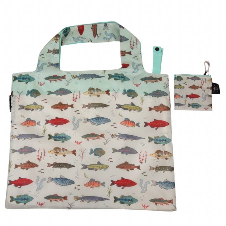 June Apothicarie - Wholesale Grocery/shopping bag - Freshwater Fish Eco Reusable Bag