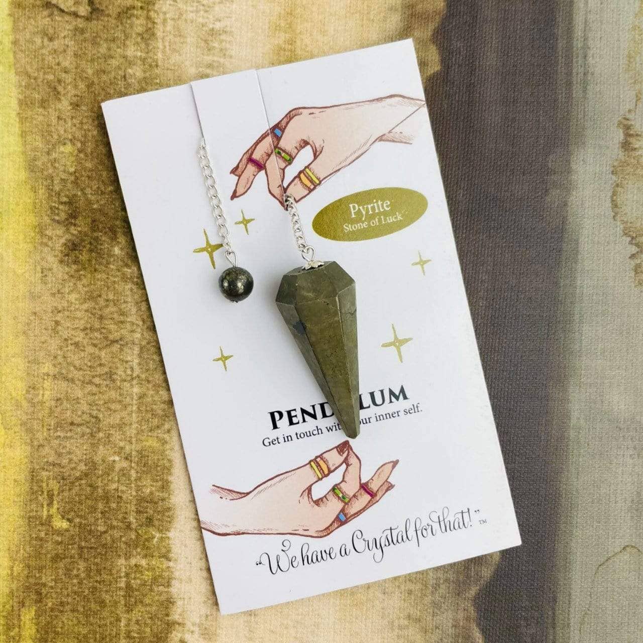 Rock Paradise - Vente Pierre et cristal de spiritualité - Pendule en pierre de cristal à 7 pierres sur chaîne – Guérison spirituelle14