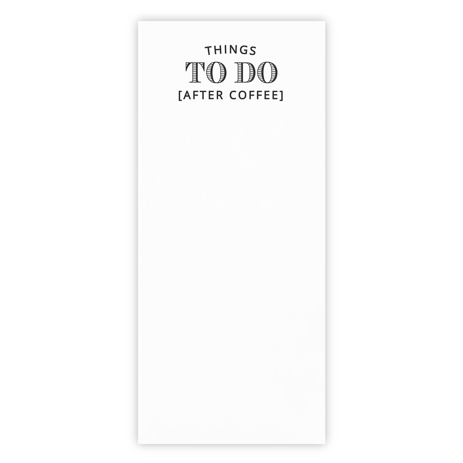 Santa Barbara Design Studio by Creative Brands - Wholesale Notepad - Notepaper in Acrylic Tray - Things To Do (After Coffee)1