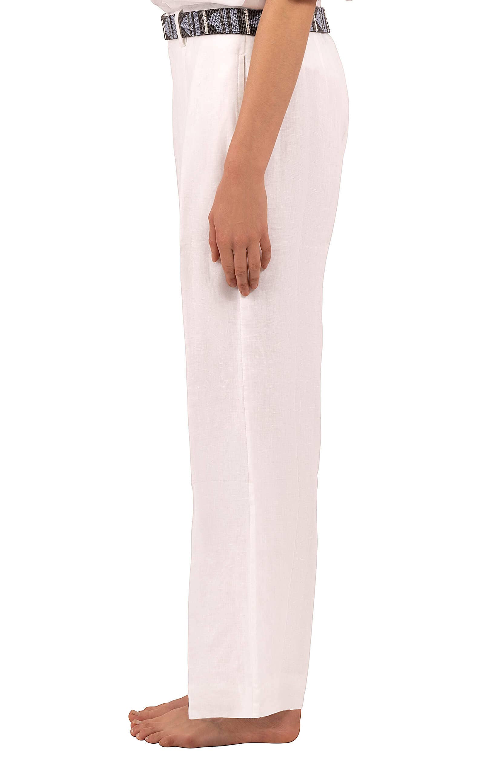 Gretchen Scott LLC - Wholesale Pants - Women's - Bacall Linen Trousers - La Di Da1