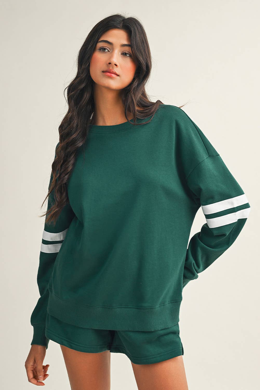 Little Daisy Closet - Wholesale Lounge Set - Women's -  LDC Solid Casual Pocket Shift Long Sleeve Top And Pants Set11