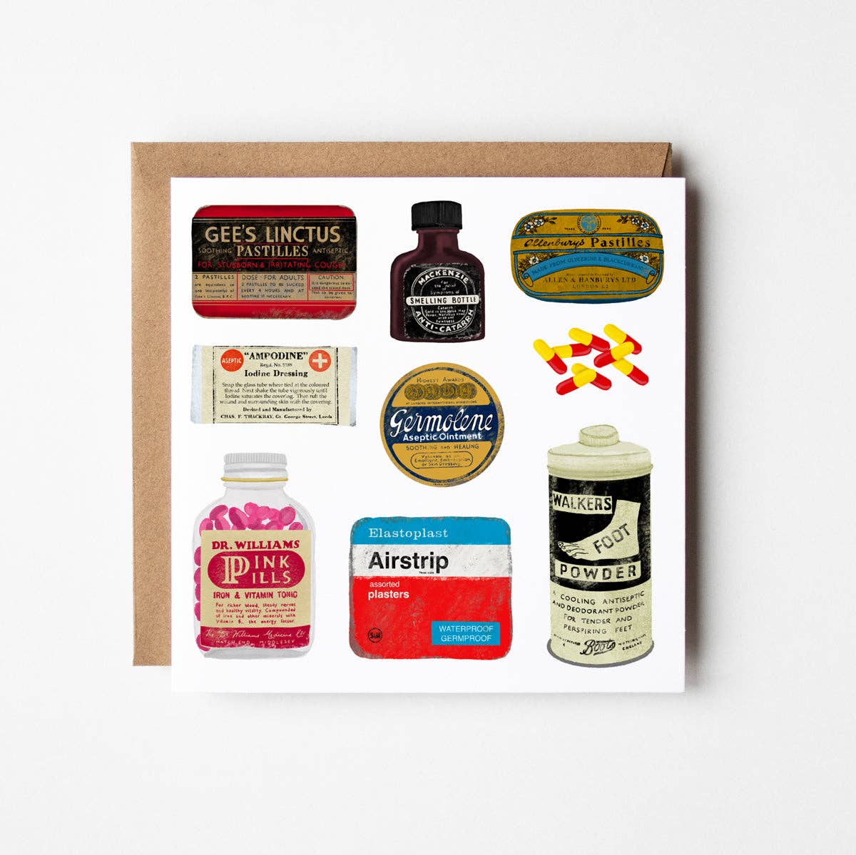 Design Smith – wholesale Get well card – Get Well Soon - blank greetings card