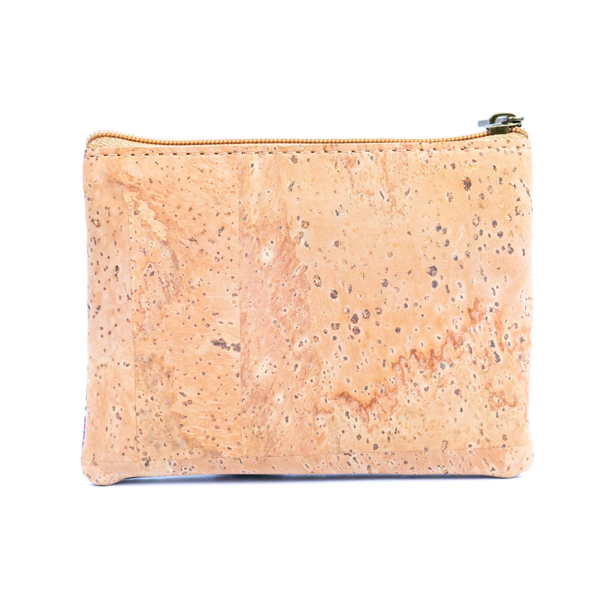 Meninas Bonitas Cork - Wholesale Wallet - Women's - Chic Printed Cork Mini Wallet with Triple Zippers for Women BAG-232710