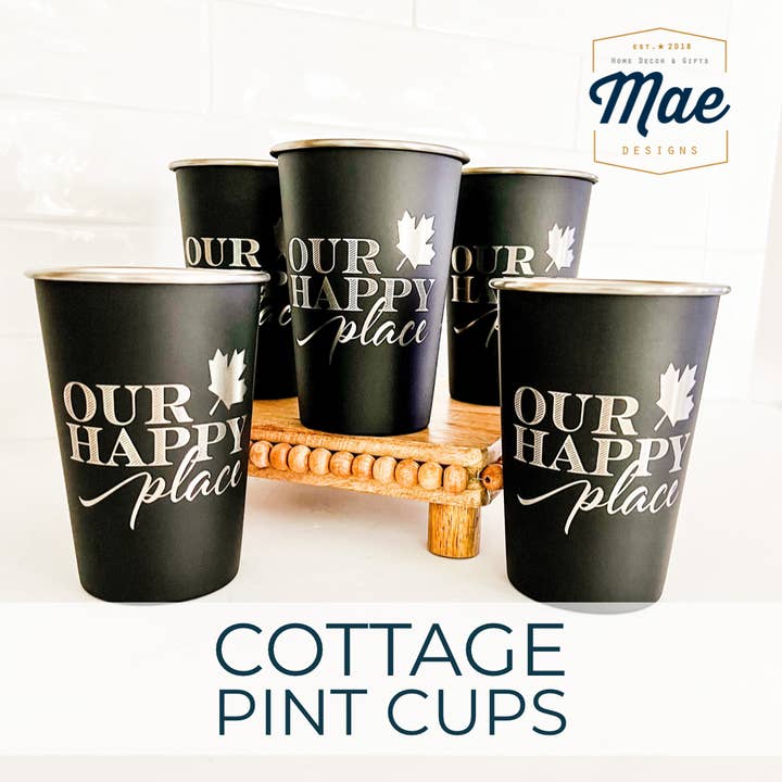 Mae Designs LLC - Wholesale Insulated Mug/Tumbler - Custom Engraved Pint Cup6