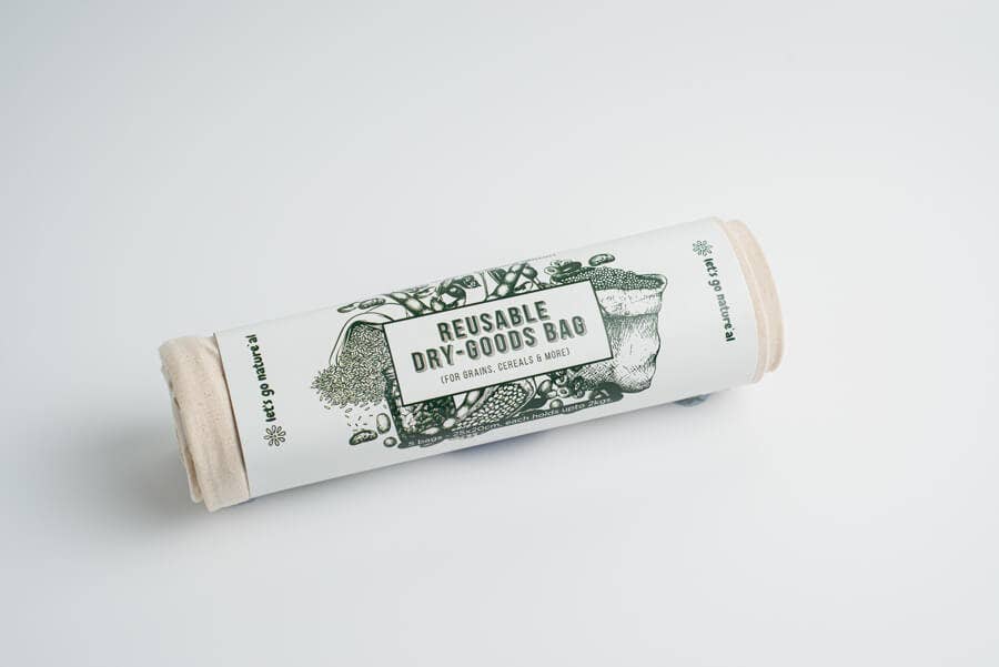 Goodly Gosh - Wholesale Food storage wrap/bag - Reusable Organic Cotton Dry Goods Bag – Pack of 53