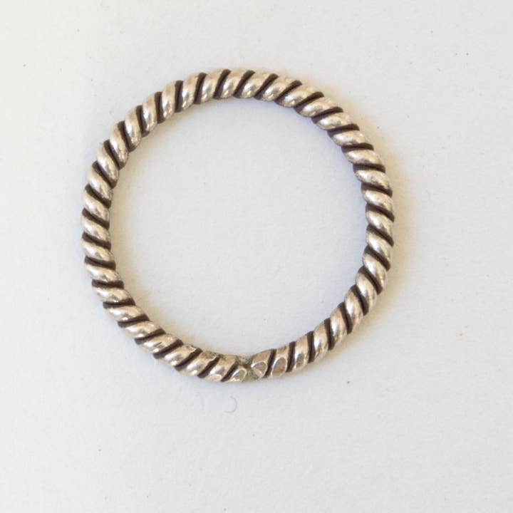 Ginger Ale Workshop - Wholesale Band/Stacked Ring - Twisted Wire Sterling Ring1