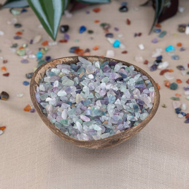 Schegge di cristallo di fluorite. 1 libbra. per la vendita all'ingrosso da parte di Down To Earth