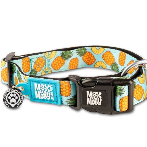Max&Molly Smart ID Collar - Sweet Pineapple for wholesale by Only An Ocean Europe