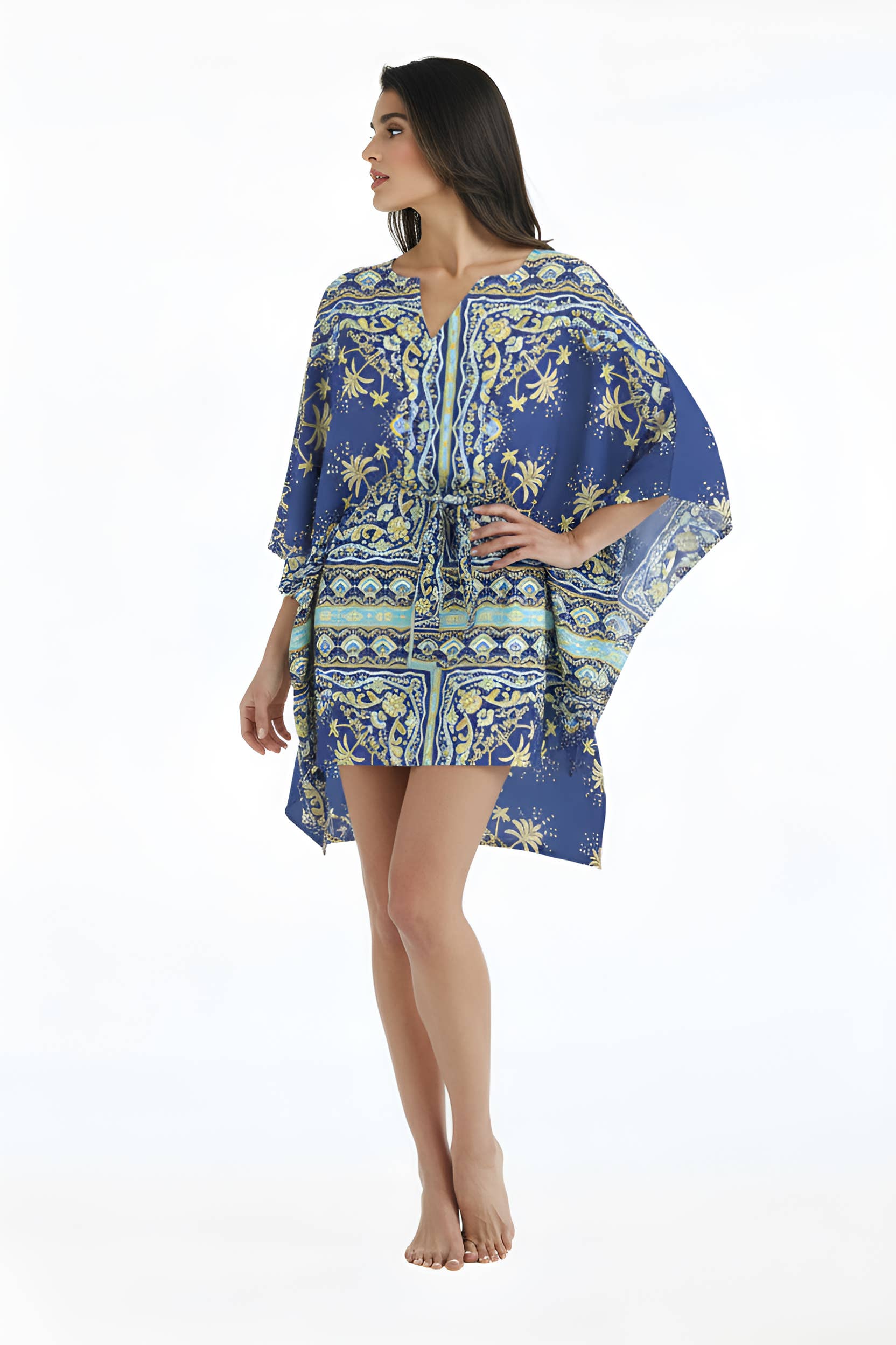 Wrap Up by VP - Wholesale Kaftan - Women's - Notte Marelia  Short Caftan1