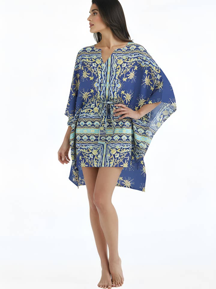 Wrap Up by VP - Wholesale Kaftan - Women's - Notte Marelia Short Caftan1