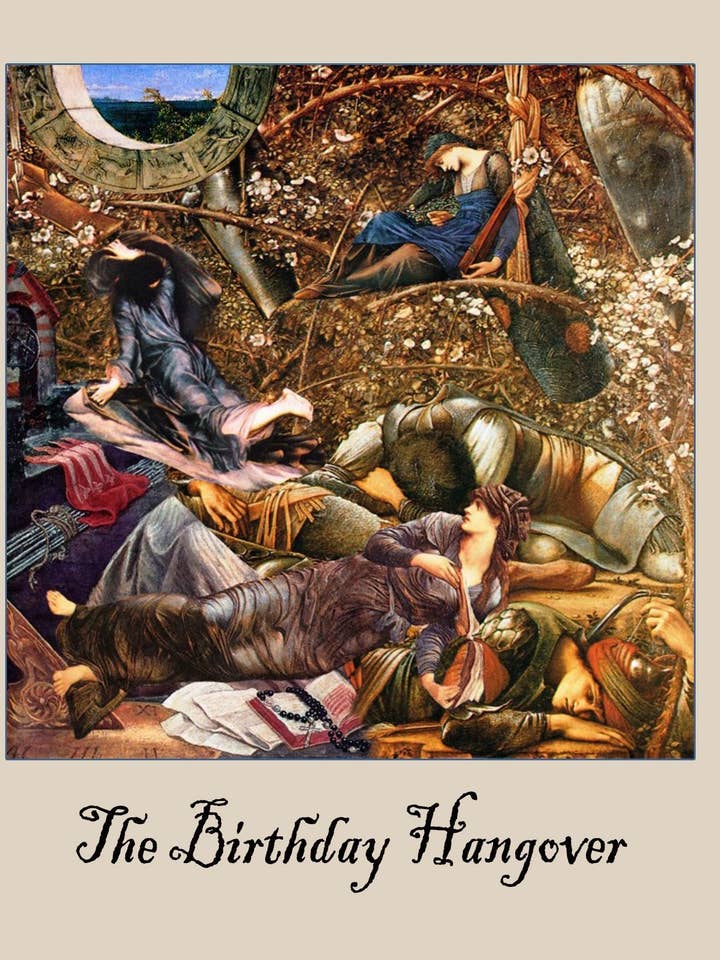 De verjaardagskater Wenskaart 14x14cm voor wholesale door On The Wall Art Ltd