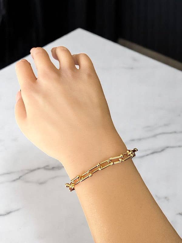 HARDWEAR CHAIN LINK BRACELET for wholesale by Andrea Bijoux