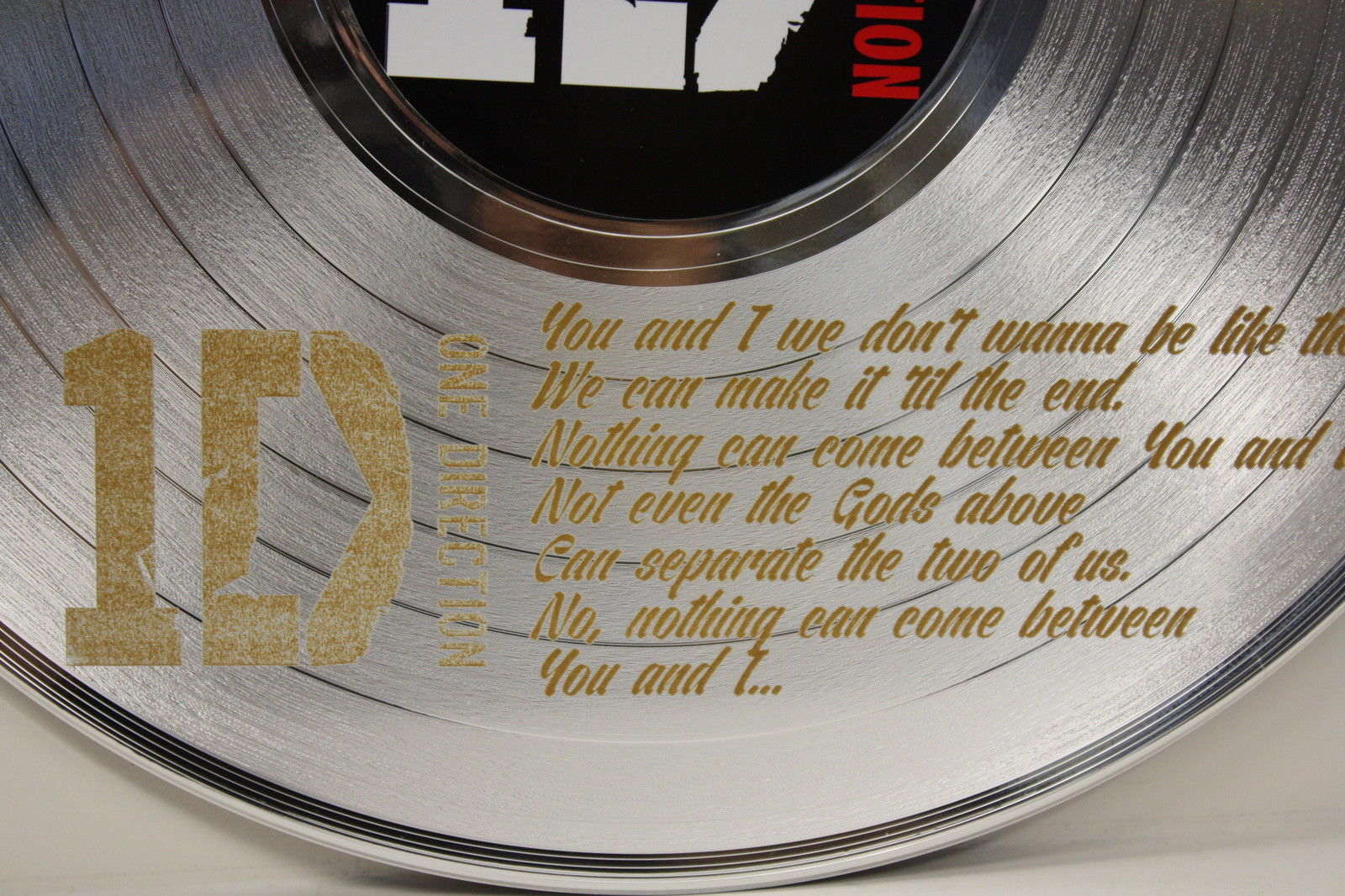 Gold Record Outlet - Wholesale Tafelbladdecoratie - One Direction Platinum Gold Lp Record Laser geëtst Li2