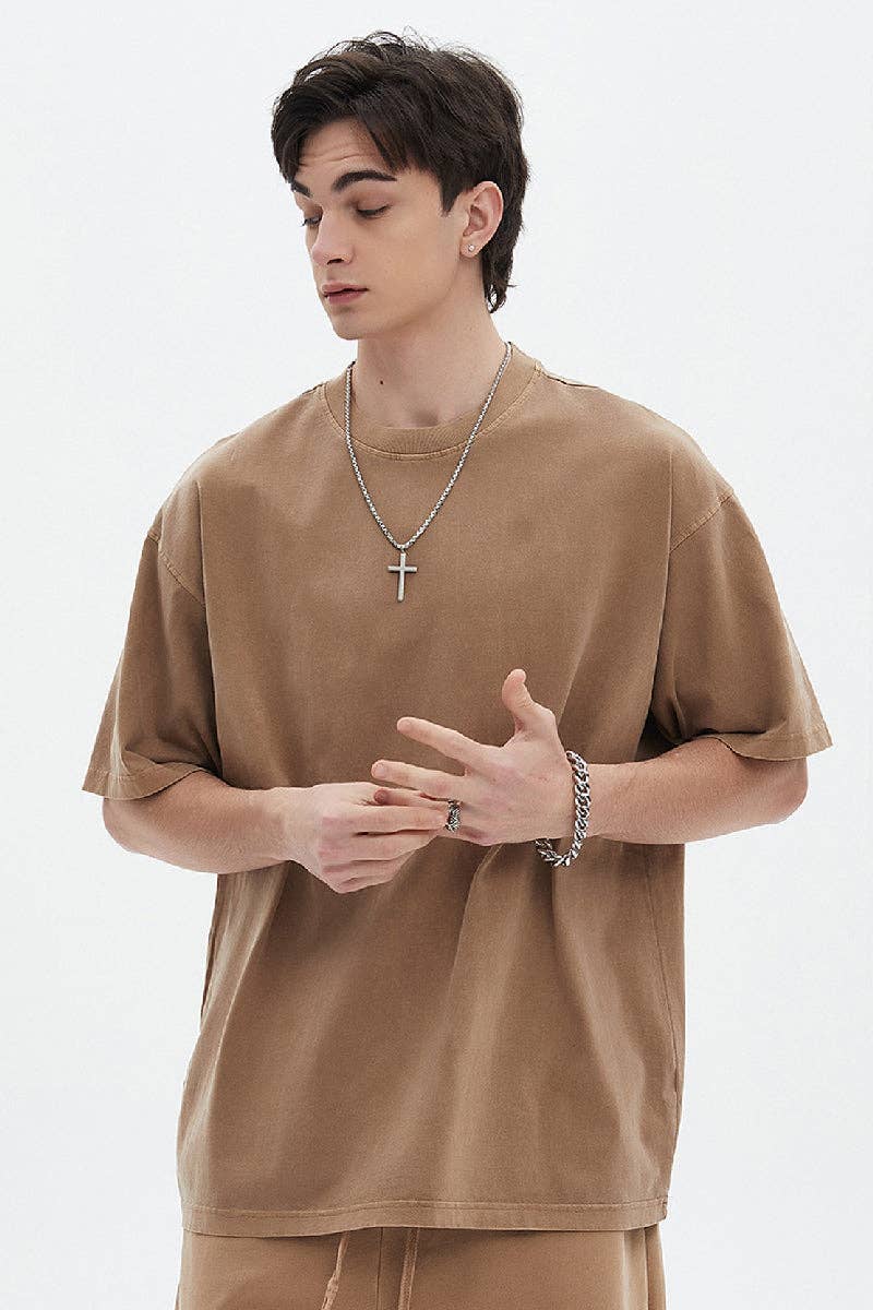 CZ Basics - Wholesale T-shirt - Uniseks - Oversized T-shirt met gewassen print7