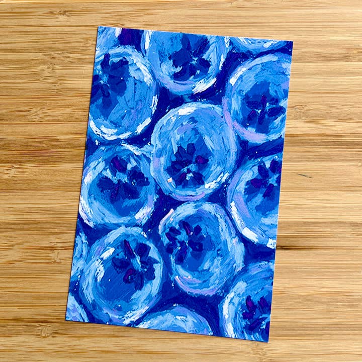 Blauwe bessen | Kunstdruk voor wholesale door Janine Payne Illustrations