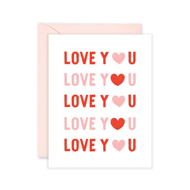 I love you Hearts | Carte de Saint-Valentin pour la vente par Isabella MG