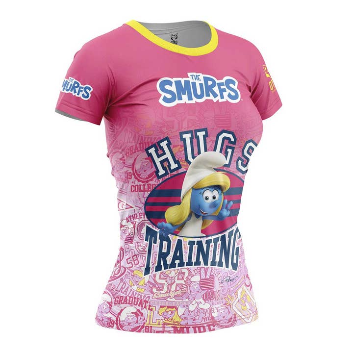 OTSO - Venta al por mayor Camiseta - Mujer - Camiseta Manga Corta Mujer Smurfs Hugs