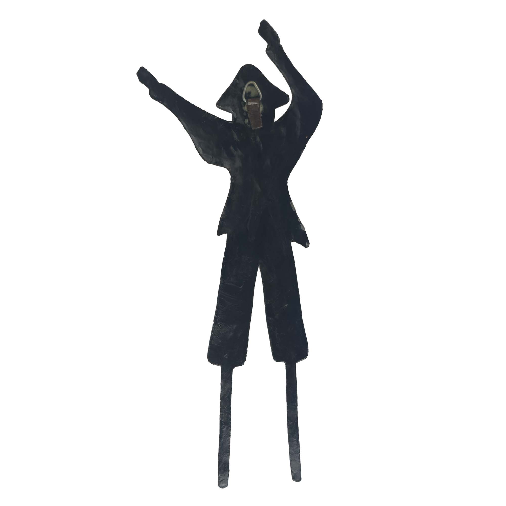 Global Crafts - Wholesale Sculpture - Painted Moko Jumbies- On Stilts, 12 inch2