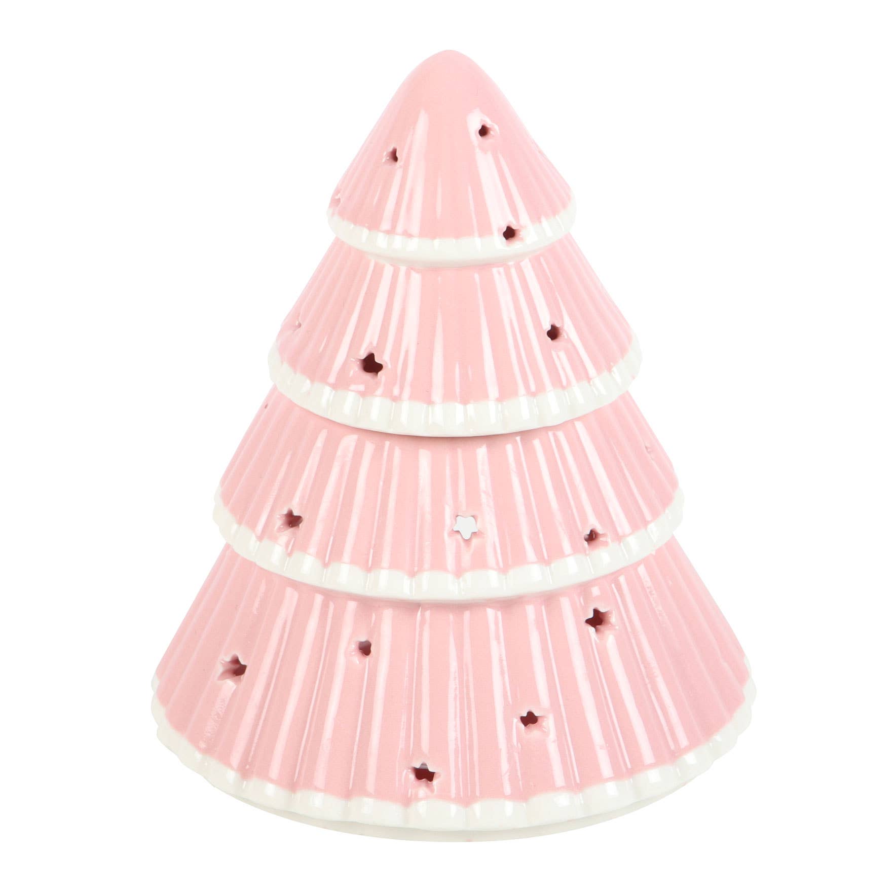 Something Different Wholesale - Wholesale Oil Warmer - Pink Christmas Tree Oil Burner3