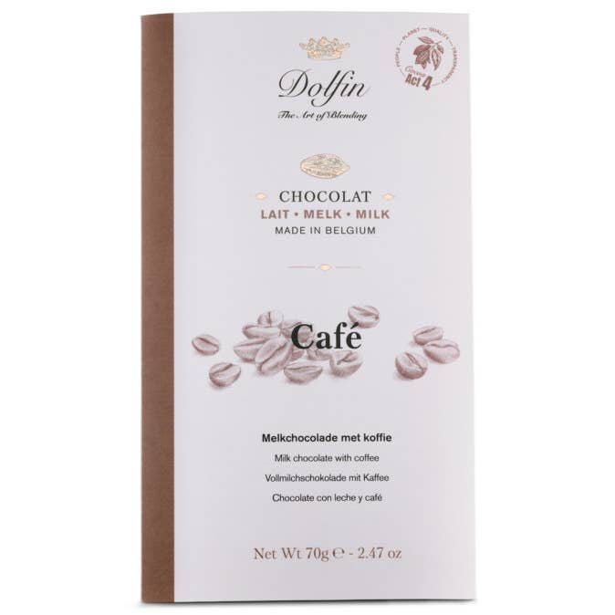 Dolfin – wholesale Chokladkaka – 70g Tablett - Mjölk Kaffe