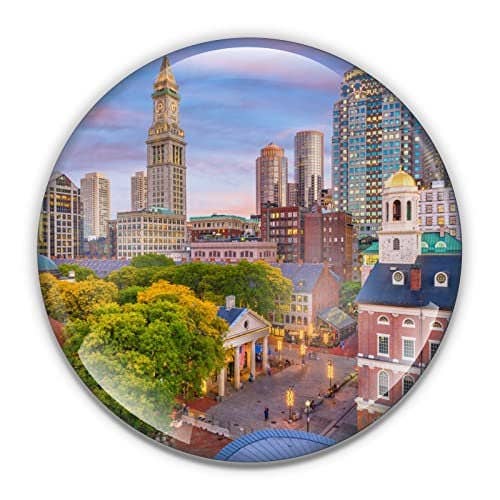 Presse-papiers Boston dans une boîte cadeau pour la vente par City Souvenirs