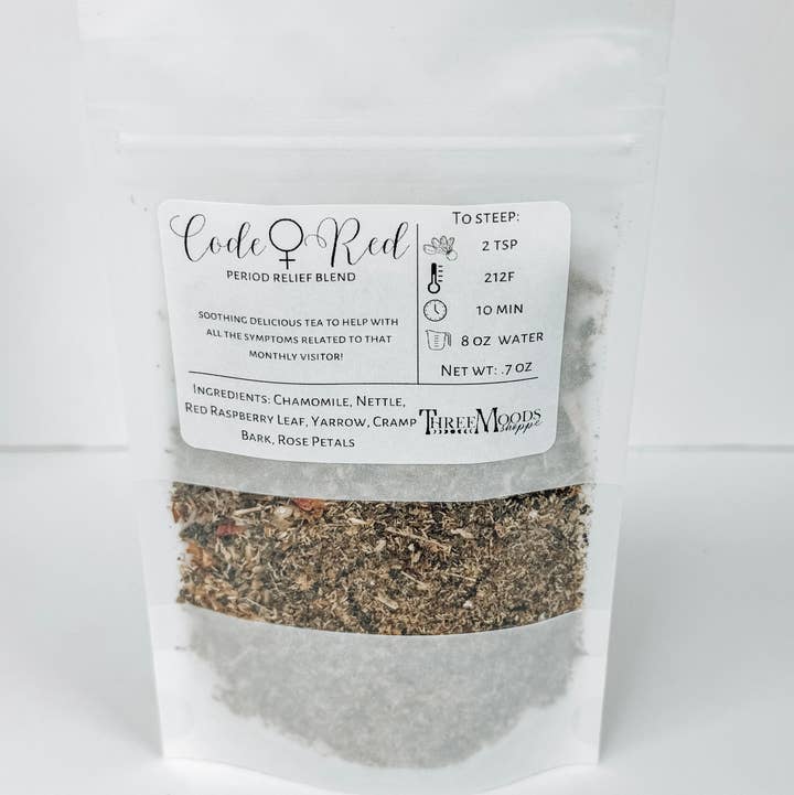 Three Moods Shoppe - Wholesale Health/Detox Tea - Code Red (Period Relief) Tea