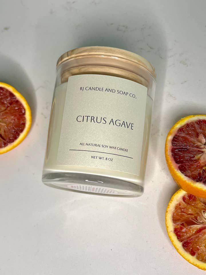 Citrus Agave - Soy Wax Candle for wholesale by RJ Candle and Soap Co.