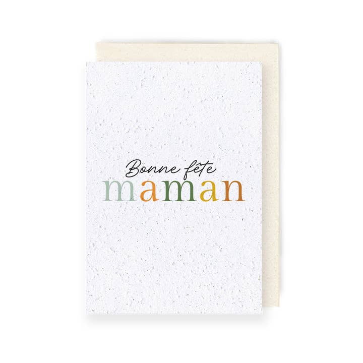 Plantable Mother's Day Card, Sunflowers for wholesale by Papier Fleur