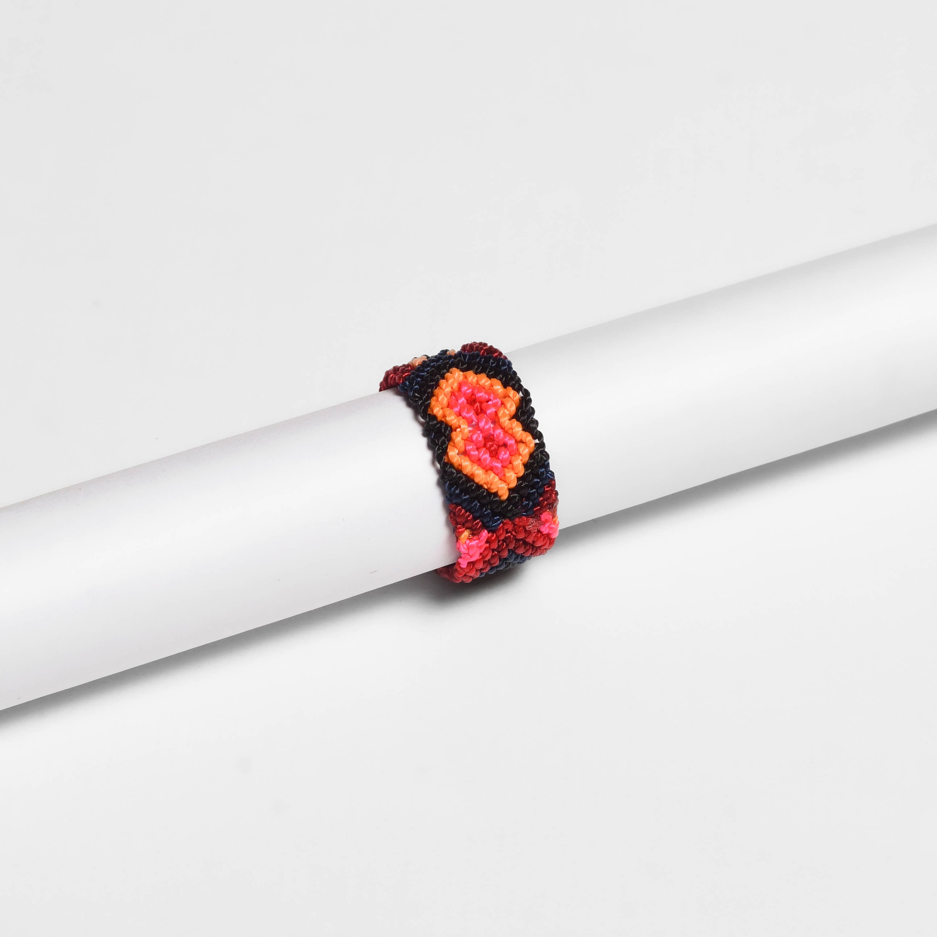 Lumily - Venta al por mayor Anillo de banda/apilable - Anillo Boho tejido de amistad colorido variado - México7