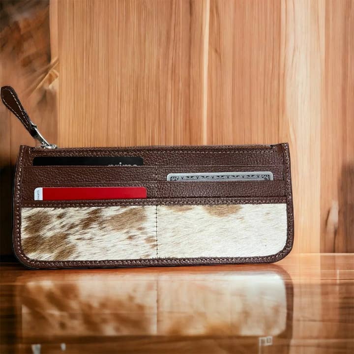 Rodeo - Wholesale Wristlet - Cowhide wallet bag insert3