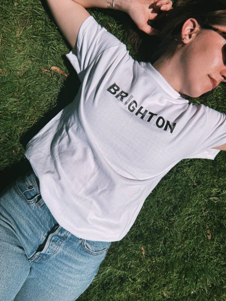 Brighton Tee for wholesale by Been Printing Co.