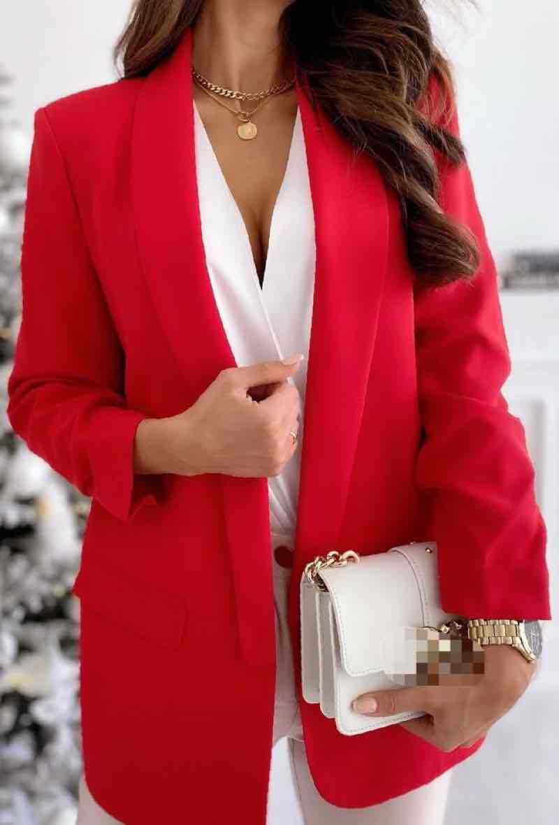 ESTEE BROWN - Wholesale Blazer - Dames - Blazerjack in effen kleur - 56458