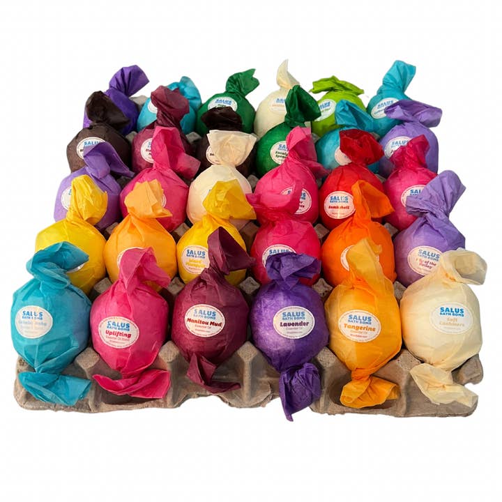 The Everything Bath Bomb 30 Pack for wholesale by Salus