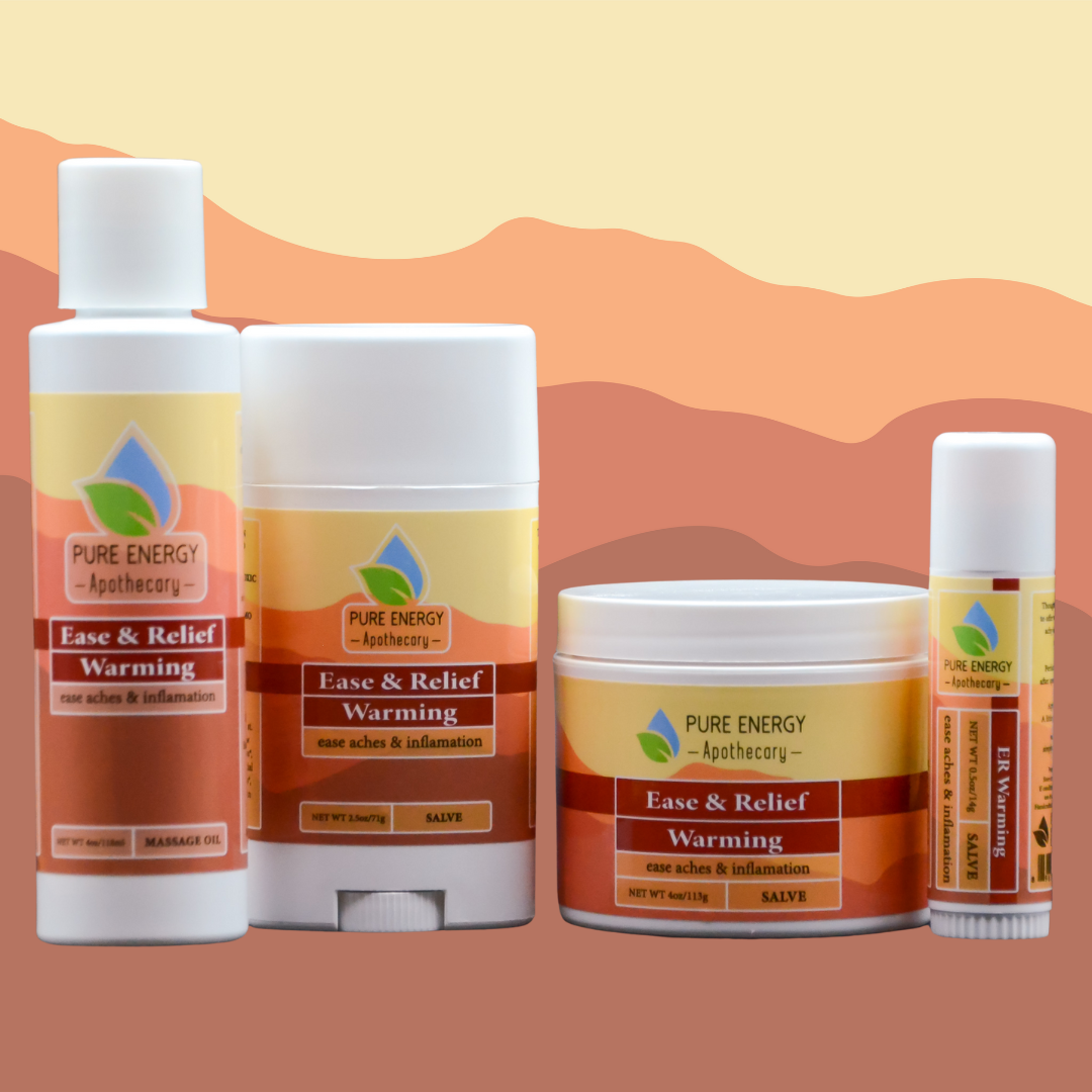 Healing Earth by Pure Energy Apothecary - Wholesale Pain Relief Spray/Cream - Ease and Relief Warming (0.50 oz)1