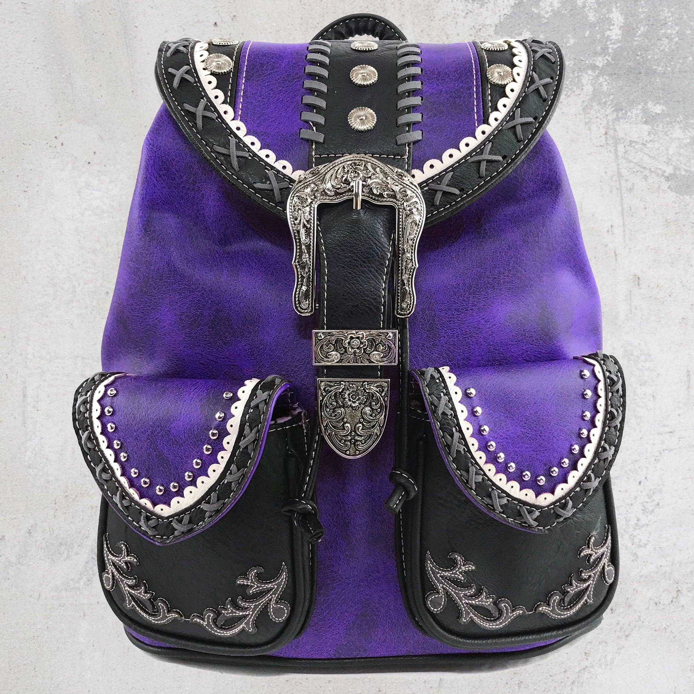 Lunar Deer - Wholesale Backpack – Women's - Western Leather Buckle Backpack7