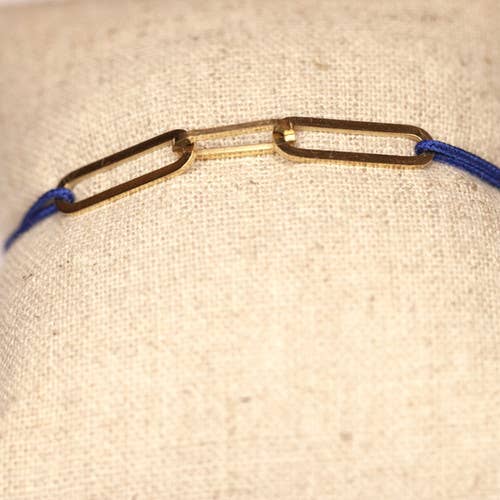 Bracelet Triptyque bleu klein | Baroca Bijoux Paris pour la vente par Baroca Bijoux Paris