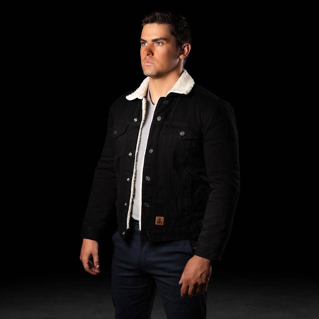 BAD WORKWEAR – Engroshandel Denimjakke - Herre – BAD denim sherpa-jakke8