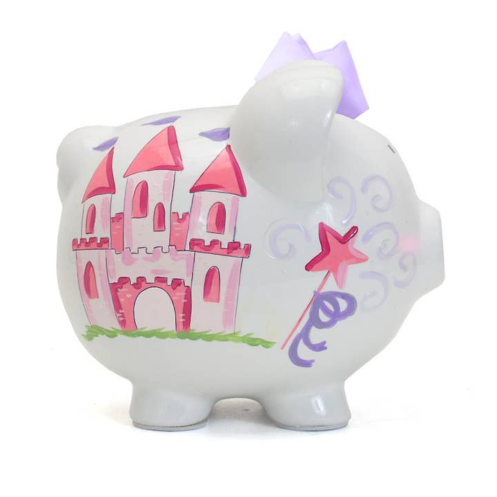 Magic Fairy Castle Large Piggy Bank for wholesale by Child To Cherish®