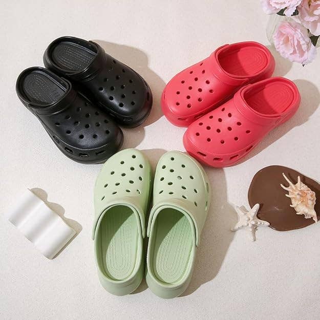 Roxoni - Wholesale Clogs - Women's - Roxoni Women's Clogs Soft Sole High Heeled Clog Slipper 3